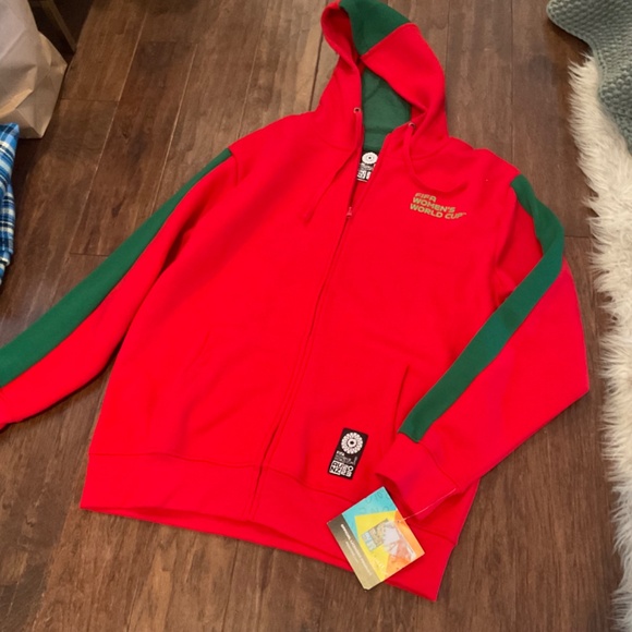 FIFA Soccer Women’s World Cup sweatshirt, NEW with tags Monaco, Hoodie XXL - Picture 12 of 12